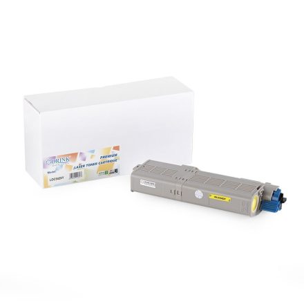 Orink C532/MC573 utángyártott OKI toner sárga (OKOC532YE)