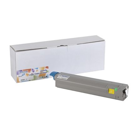 Orink C801/C821 utángyártott OKI toner sárga (OKOC801YE)