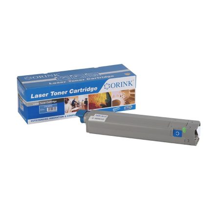 Orink C8600 utángyártott OKI toner cián (OKOC8600C)