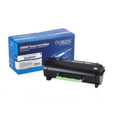 Orink MX310/MX410 utángyártott Lexmark toner fekete (LEOMX310)