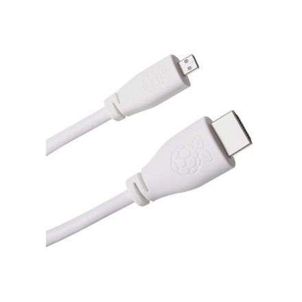 Raspberry Pi 4 HDMI - Micro HDMI kábel fehér 1m (RPI4-HDMI1)