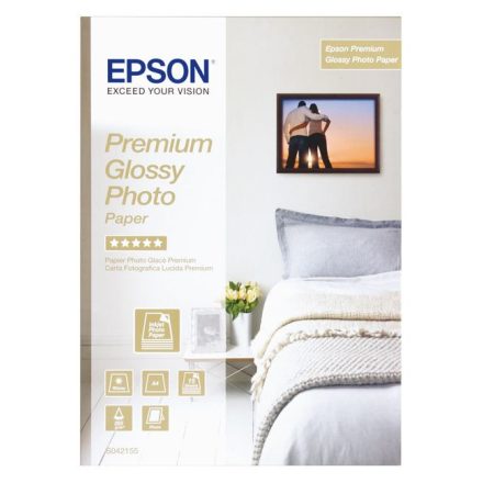 Epson fotópapír A4 Premium Glossy 15 lap (C13S042155)