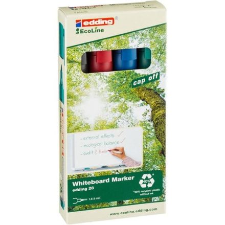 Edding 28 Ecoline 4db-os vegyes színű táblamarker készlet (7580178004)