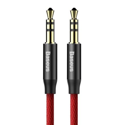 Baseus Yiven 3,5mm AUX mini jack audiokábel 1,5 m piros (CAM30-C91)