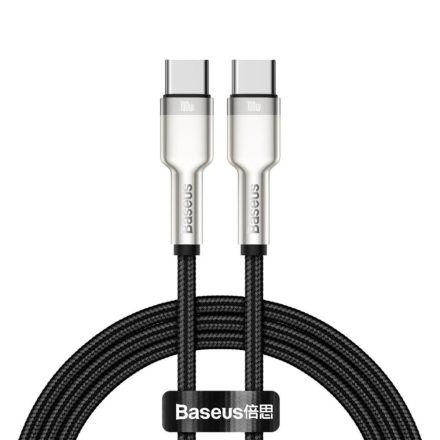 Baseus Cafule USB-C töltőkábel, 100 W, 1m, fekete (CATJK-C01)