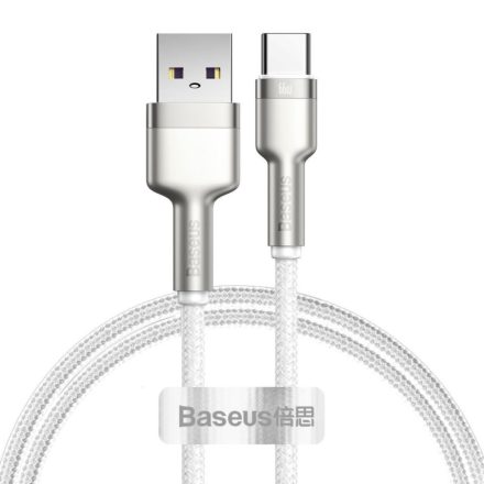 Baseus Cafule USB-USB-C töltőkábel 66W, 1m fehér (CAKF000102)