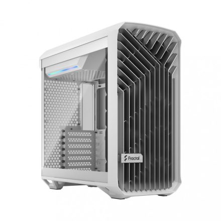 Fractal Design Torrent Compact táp nélküli ablakos ház White TG Clear Tint - fehér (FD-C-TOR1C-03)