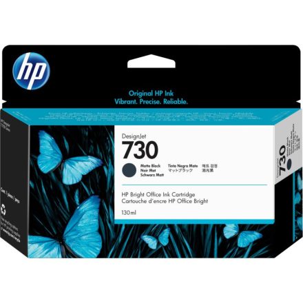 HP 730 tintapatron 130-ml mattfekete (P2V65A)