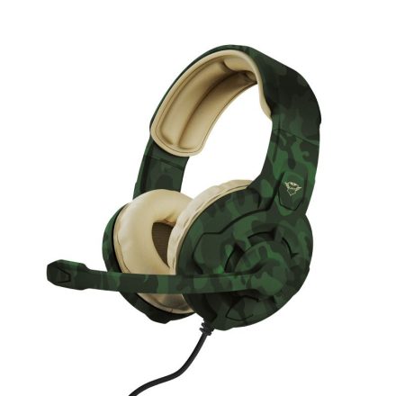 Trust GXT 411C Radius Camo Gaming Headset zöld (24359)