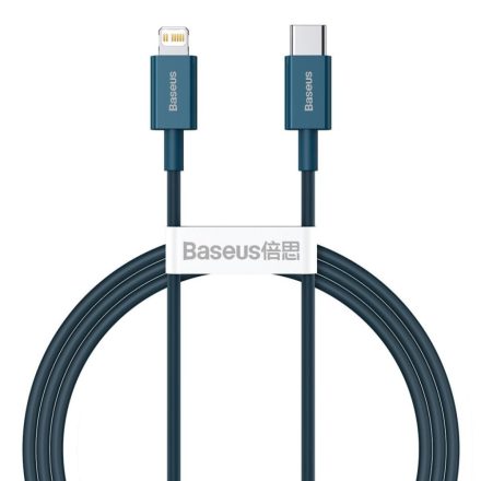 Baseus Superior USB-C - Lightning kábel 20W 1m kék (CATLYS-A03)