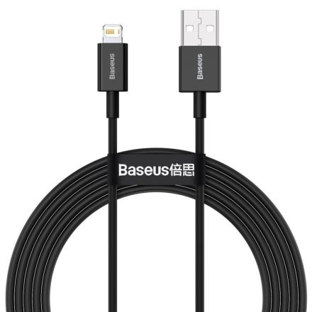 Baseus Superior USB töltőkábel, 2,4 A, 1 m, fekete (CALYS-A01)