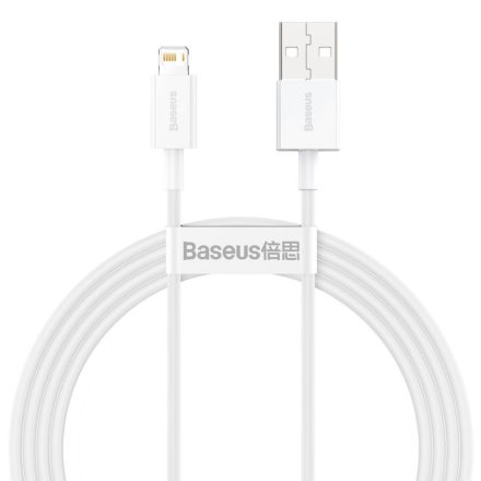 Baseus Superior USB-A - Lightning töltőkábel 1,5m fehér (CALYS-B02)