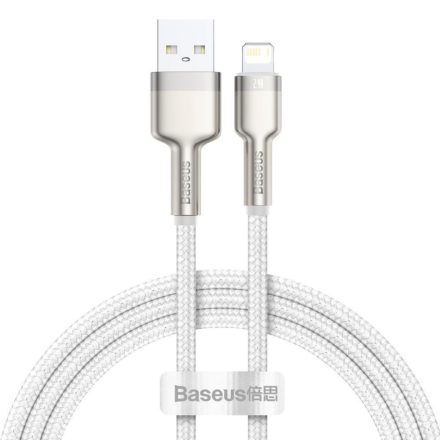 Baseus Cafule USB-Lightning töltőkábel 1 m fehér (CALJK-A02)