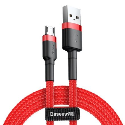 Baseus Cafule USB-Micro USB kábel 2m piros (CAMKLF-C09)