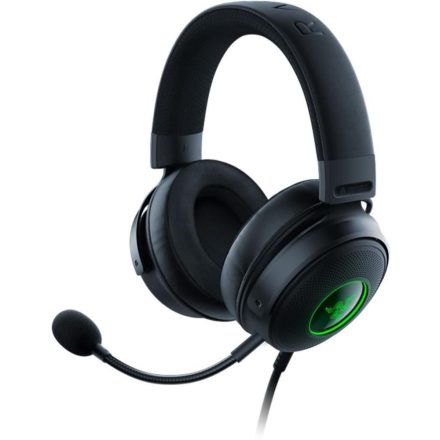 Razer Kraken V3 Hypersense gaming headset fekete (RZ04-03770100-R3M1)