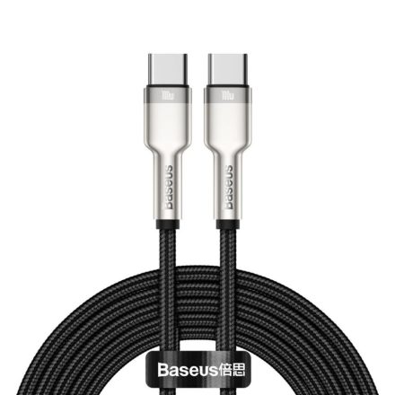 Baseus Cafule USB-C-USB-C kábel, 100 W, 2m, fekete (CATJK-D01)