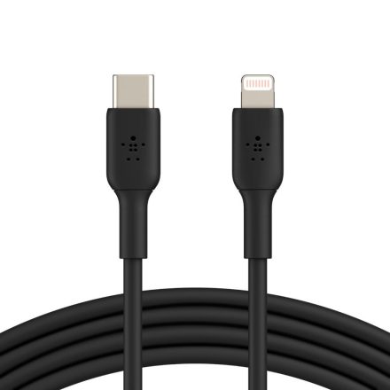 Belkin BOOST CHARGE USB-C - Lightning kábel 1m fekete (CAA003bt1MBK)