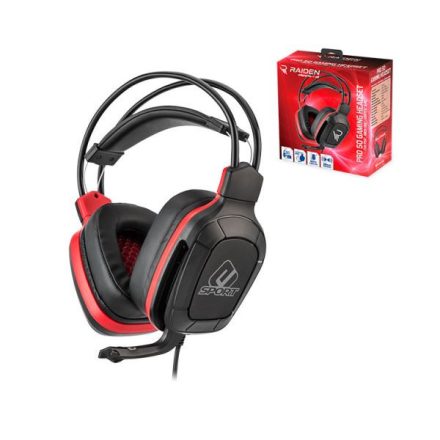 Subsonic Raiden Pro 50 Red Sports Edition gaming headset fekete-piros (SA5554)