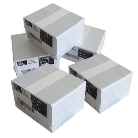 Zebra Premier Card PVC üres fehér 500db (104523-111)