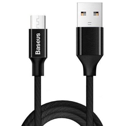 Baseus Yiven USB - Micro USB kábel 2A, 1.5m, fekete (CAMYW-B01)