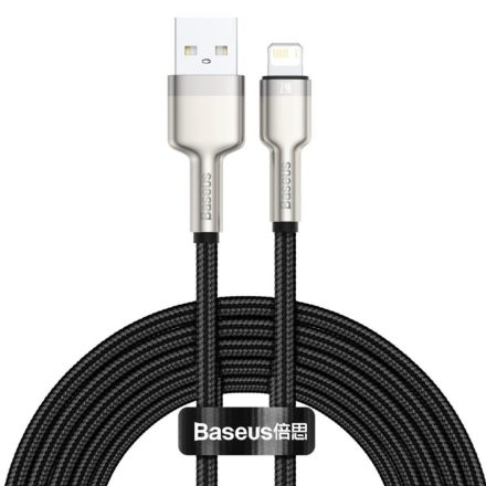 Baseus Cafule USB-A -  Lightning kábel 2m fekete (CALJK-B01)