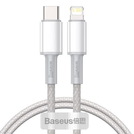 Baseus USB-C-Lightning kábel PD 1m fehér (CATLGD-02)