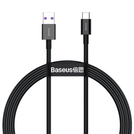 Baseus Superior USB-USB-C kábel, 66W, 1m, fekete (CATYS-01)