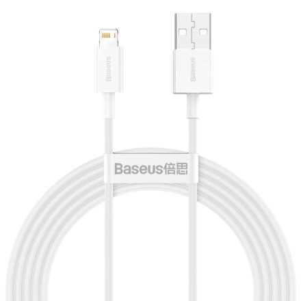 Baseus Superior USB-A --> Lightning 2,4A 2m fehér (CALYS-C02)