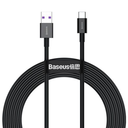 Baseus Superior USB-A - USB-C kábel 66W 2m fekete (CATYS-A01)