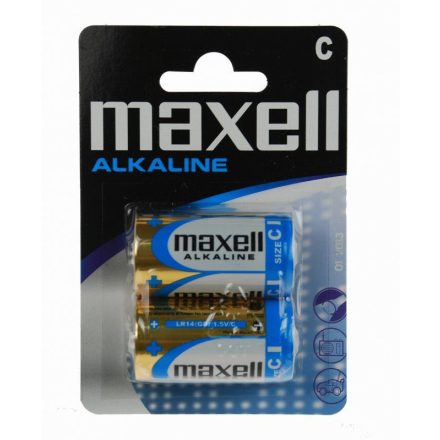 Maxell LR14x2 alkáli baby elem 2db