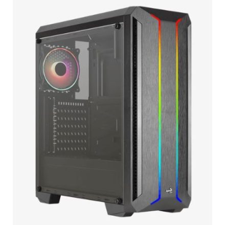 Aerocool Skyline ARGB (Skyline-A-BK-v1) táp nélküli ablakos ház fekete (ACCM-PV39012.11)