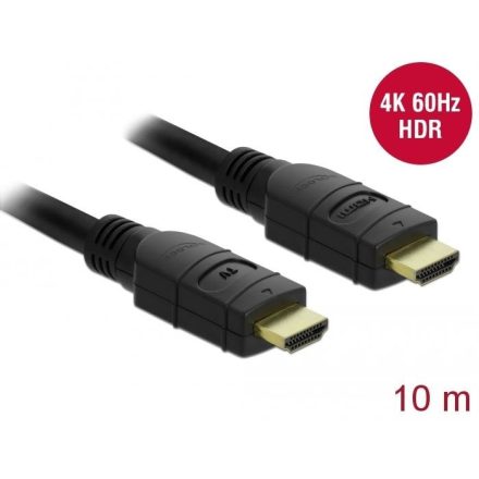 Delock Aktív HDMI kábel 4K, 60 Hz, 10m (85284)