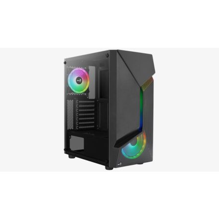 Aerocool Scape ARGB (Scape-G-BK-v3) táp nélküli ablakos ház fekete (ACCM-PV36133.11)