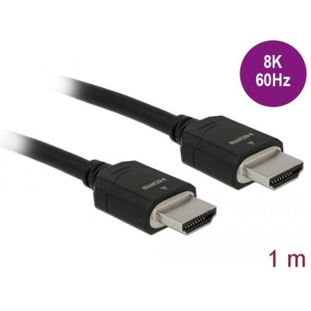 DeLock Nagy sebességű HDMI kábel 48 Gbps 8K 60 Hz 1 m (85293)