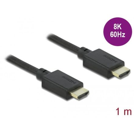 DeLock Ultra nagy sebességű HDMI kábel 48 Gbps 8K 60 Hz 1 m (85387)