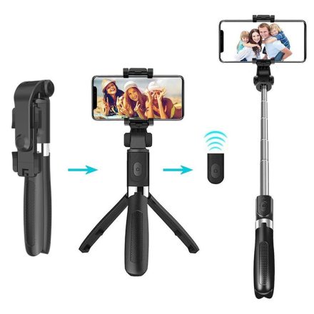 Media-Tech 2in1 szelfiebot és tripod bluetooth távirányítóval (MT5542)