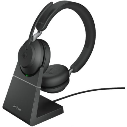 Jabra Evolve2 65 MS USB-C vezeték nélküli sztereó headset fekete (26599-999-889)