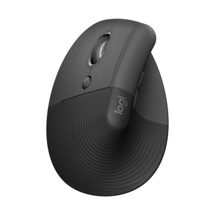 Logitech Lift balkezes függőleges ergonómikus vezeték nélküli egér grafitszürke (910-006474)