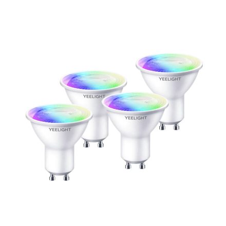 Xiaomi Yeelight Smart GU10 Bulb W1 color okosizzó 4db (3082)