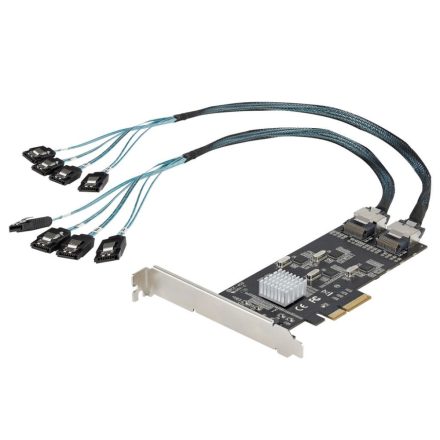 StarTech.com 8x SATA bővítő kártya PCIe (8P6G-PCIE-SATA-CARD)