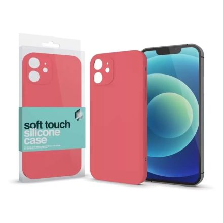 Xpro Soft Touch Silicone Case Slim Samsung S22+ készülékhez sötétpink (125406)