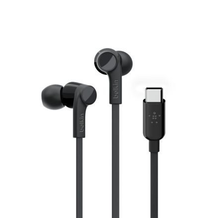 Belkin Soundform USB-C fülhallgató fekete (G3H0002btBLK)