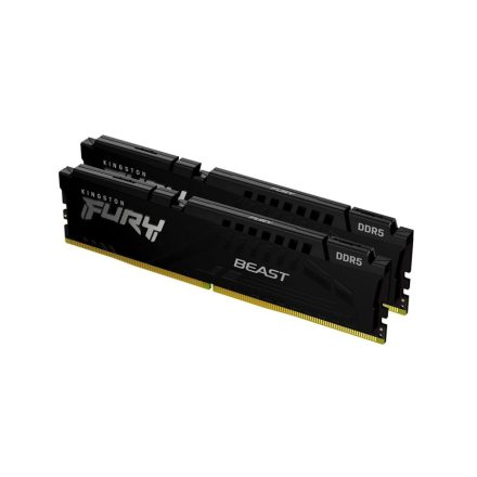 16GB 5200MHz DDR5 RAM Kingston Fury Beast Black CL40 (2x8GB) (KF552C40BBK2-16)