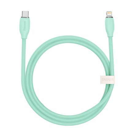 Baseus Jelly USB-C-Lightning kábel, 20W, 2m, zöld (CAGD020106)