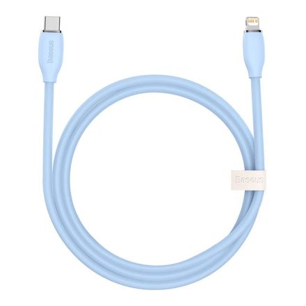 Baseus Jelly USB-C-Lightning kábel, 20W, 2m, kék (CAGD020103)