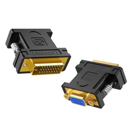 UGREEN 20122 DVI-I 24+5 -> VGA adapter fekete (20122)