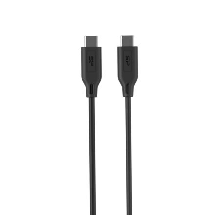 Silicon Power Boost Link PVC LK15CC USB Type-C - USB Type-C töltő-/adatkábel 2m fekete (SP2M0ASYLK15CC1K)