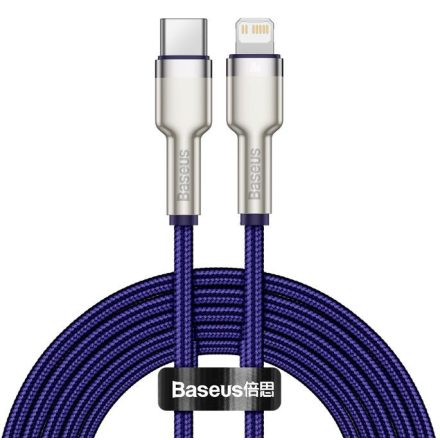 Baseus Cafule USB-C Lightning kábel, 20W, 2m, lila (CATLJK-B05)