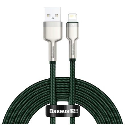 Baseus Cafule USB-Lightning kábel, 2.4A, 2m, zöld (CALJK-B06)