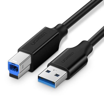 UGREEN US210 USB 3.0, AB kábel nyomtatóhoz, 2m, fekete (10372)